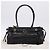 Borsa PRADA Bonnie in pelle 2 vie Nero Oro Auth 197332SAM D'oro - vista 12