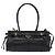 Borsa PRADA Bonnie in pelle 2 vie Nero Oro Auth 197332SAM D'oro - vista 13