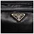 Borsa PRADA Bonnie in pelle 2 vie Nero Oro Auth 197332SAM D'oro - vista 20