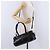 Borsa PRADA Bonnie in pelle 2 vie Nero Oro Auth 197332SAM D'oro - vista 27