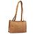 Borsa Tote MCM Vicetos Logogram PVC Leather Brown Gold Auth 199649 Marrone D'oro
