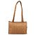 Borsa Tote MCM Vicetos Logogram PVC Leather Brown Gold Auth 199649 Marrone D'oro - vista 13