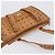 Borsa Tote MCM Vicetos Logogram PVC Leather Brown Gold Auth 199649 Marrone D'oro - vista 6