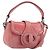 Borsa a mano PRADA in pelle 2way Rosa Argento Auth 197313V
