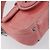 Borsa a mano PRADA in pelle 2way Rosa Argento Auth 197313V - vista 17
