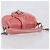 Borsa a mano PRADA in pelle 2way Rosa Argento Auth 197313V - vista 7