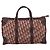 Borsa Boston Christian Dior Trotter Canvas Rossa Oro Auth 197860 Rosso D'oro - vista 2