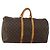 LOUIS VUITTON Monogram Keepall 55 Boston Bag M41424 LV Auth 195172 Monogramma