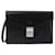 Borsa Clutch LOEWE Pelle Nero Argento Auth 197703 - vista 13