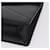 Borsa Clutch LOEWE Pelle Nero Argento Auth 197703 - vista 14