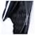 Borsa Clutch LOEWE Pelle Nero Argento Auth 197703 - vista 21