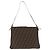 Borsa a tracolla FENDI Zucca Canvas Mamma Baguette Marrone Nero Auth 196984 - vista 2