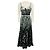 Jonathan Simkhai Simkhai Silver Metallic Brielle Bustier-Kleid Silber