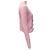 Balmain rosa gerippter Strick-Cardigan mit V-Ausschnitt und Goldknöpfen Pink - Ansicht 2