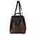 Louis Vuitton Black Monogram Canvas Montsouris PM NM Marrone Nero - vista 8