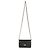 Chanel Portafoglio con catena CC in pelle caviar matelassé nera Nero - vista 5