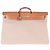 Borsa Herbag Zip Cabine 50 Hermès Ecru Beige Naturel Criss Viking Hunter Sable Marrone - vista 8