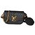 Louis Vuitton New Wave Multi Pochette in pelle di vitello nera Nero