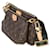 Louis Vuitton Khaki Monogram Canvas Multi Pochette Accessoires Marrone - vista 3