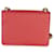 Borsa a tracolla Prada Red Saffiano Envelope Flap con catena Rosso - vista 2