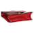 Borsa a tracolla Prada Red Saffiano Envelope Flap con catena Rosso - vista 6