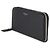 Portafoglio da viaggio con zip Saint Laurent Black Grain De Poudre Nero - vista 3