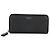 Portafoglio da viaggio con zip Saint Laurent Black Grain De Poudre Nero - vista 8