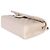 Gabrielle Chanel Small Classic Double Flap Bag aus gestepptem Lammleder in Hellrosa Pink Beige - Ansicht 6