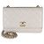 Chanel Trendy CC Wallet On Chain aus gestepptem Lammleder in Hellgrau Braun - Ansicht 2