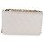 Chanel Trendy CC Wallet On Chain aus gestepptem Lammleder in Hellgrau Braun - Ansicht 5