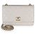 Chanel Trendy CC Wallet On Chain aus gestepptem Lammleder in Hellgrau Braun - Ansicht 6