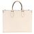 Louis Vuitton Creme Giant Monogram Empreinte Onthego MM Beige - vista 2