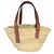 Bolsa Cesto Pequena Loewe em Ráfia Natural Tan Marrom Bege - vista 2