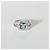 Anello Petite Albion David Yurman in argento sterling, topazio e diamante - vista 6