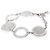 Bulgari Bracciale Bvlgari Circle Station in oro bianco e diamanti - vista 3