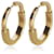 Orecchini Tiffany & Co. Model Lock Medium in oro giallo e diamanti - vista 3