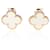 Van Cleef & Arpels Vintage Alhambra Ohrringe aus Gelbgold und Perlmutt