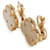 Van Cleef & Arpels Vintage Alhambra Ohrringe aus Gelbgold und Perlmutt - Ansicht 3