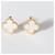 Van Cleef & Arpels Vintage Alhambra Ohrringe aus Gelbgold und Perlmutt - Ansicht 5