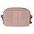 Prada Borsa Camera Small in Nappa Impunture Diagramme Rosa Beige - vista 2