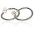 Orecchini a cerchio Cable in argento sterling David Yurman - vista 2