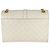 Borsa Satchel Monogram Small in pelle Grain De Poudre Beige Mixed Triquilt Saint Laurent - vista 2