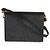 Tarjetero Prada de piel Saffiano negro con correa - vista 2