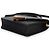 Tarjetero Prada de piel Saffiano negro con correa - vista 6