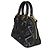 Louis Vuitton Black Bubblegram Calfskin Alma BB Nero - vista 3