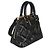 Louis Vuitton Black Bubblegram Calfskin Alma BB Nero - vista 4
