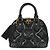 Louis Vuitton Black Bubblegram Calfskin Alma BB Nero - vista 8
