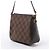 Borsa a tracolla Louis Vuitton Truth Makeup Damier Ebene in marrone N51982 - vista 2