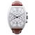 FRANCK MULLER Casablanca Chronograph 8885CCCDT 1876 SS & Leather AT Orologio quadrante argento Bianco