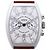 FRANCK MULLER Casablanca Chronograph 8885CCCDT 1876 SS & Leather AT Orologio quadrante argento Bianco - vista 2